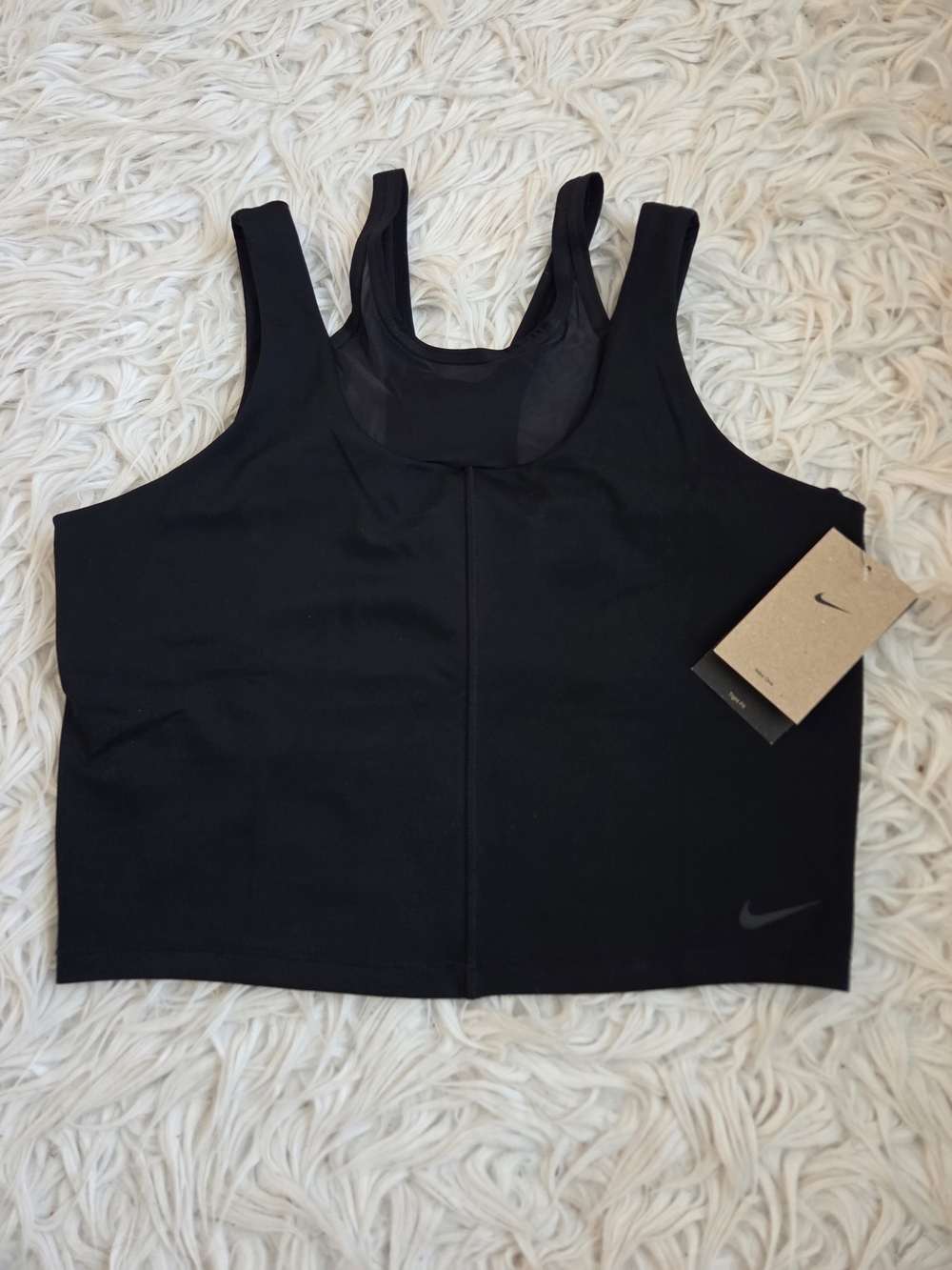Nike One Fitted Women's Dri-FIT Cropped Tank Top Size L